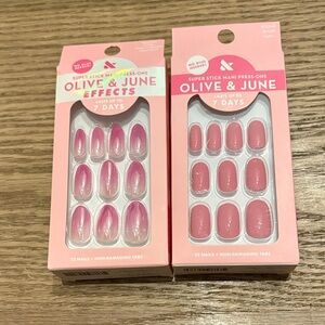 Olive & June Pink Press-On Nails